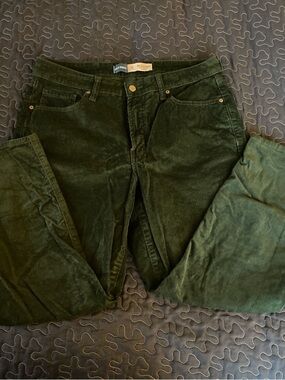 Old Navy Dark Green Corduroy Jeans